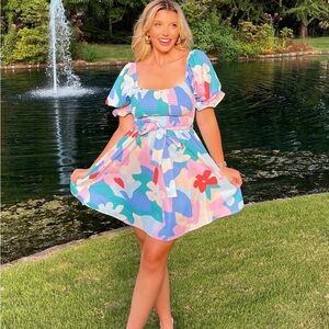 Floral Multicolor Dress